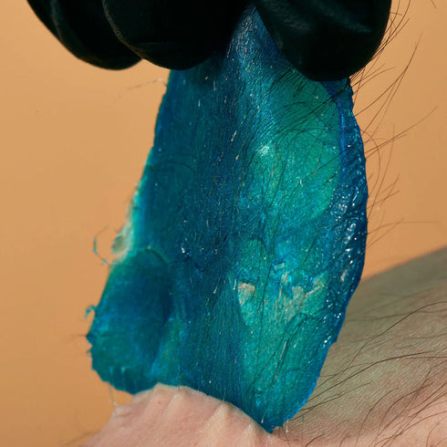 Texture detail of flexible hard wax