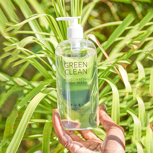 Tuel Green Clean Invigorating Body Wash Large