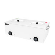 Large Double White Wax Warmer 5lb x 2 (10lb total)