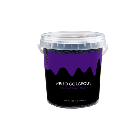HELLO GORGEOUS PURPLE FILM HARD WAX BEADS