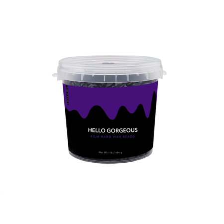 HELLO GORGEOUS PURPLE FILM HARD WAX BEADS
